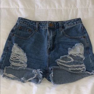 Boohoo Denim Shorts